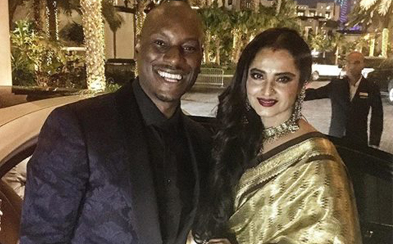 It’s a blessing and honour to meet Rekha, says Tyrese Gibson!