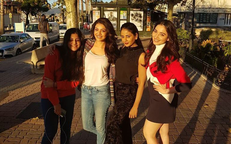 Kajal Agarwal, Tamannah, Parul and Manjima Mohan spotted in France!