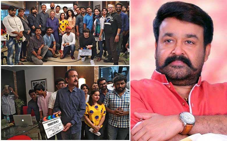 Mohanlal's next movie starts rolling with Bollywood crew