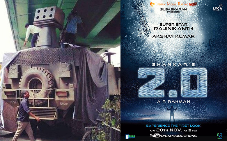 Rajinikanth’s 2.0 first look to be released on a grand event in Mumbai!!