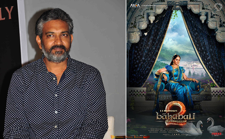 The new poster of Rajamouli’s Bahubali 2: The Conclusion shows Anushka in her Devasena avatar! 