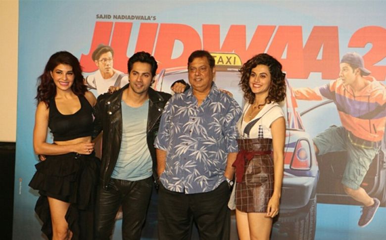 Varun Dhawan, Jacqueline Fernandez and Taapsee Pannu released ‘Judwaa 2’ trailer!